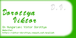 dorottya viktor business card